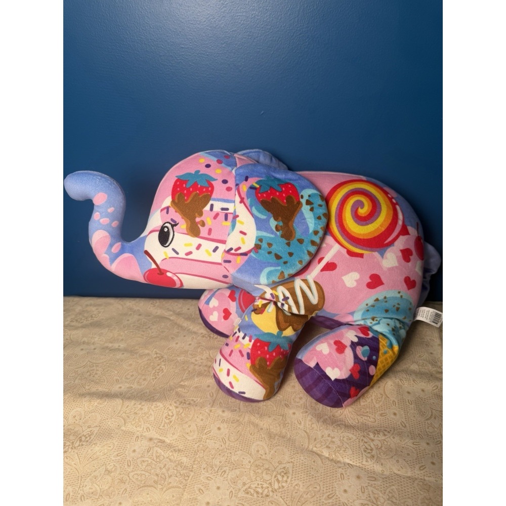 Weighted Elephant Plush Candy Dessert Print Kawaii Comfort Plush 2018 Donut